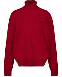 Givenchy - Paris Signature Embroidered Turtleneck Sweater - Lyst