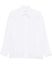 Closed - Flared-Hem Long Sleeve Shirt - Lyst