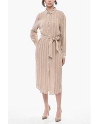 Woolrich - Flared Maxi Shirt Dress - Lyst