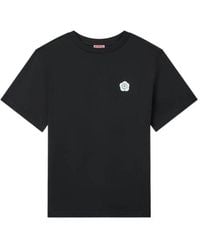 KENZO - Boke Flower Embroidered Crewneck T-Shirt - Lyst