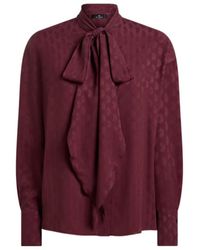 Etro - Silk-Blend Jacquard Shirt With Silk Scarf And Paisley Motif - Lyst