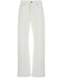 Phoebe Philo - Cotton Straight Jeans - Lyst