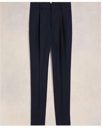 Ami Paris - Ami High Waisted Cigarette Trousers - Lyst