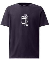 C.P. Company - Logo-Print Cotton T-Shirt - Lyst