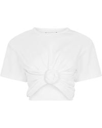Magda Butrym - Knotted Crop Top - Lyst