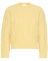 Weekend by Maxmara - Cable Knit Wool Yarn Jumper - Lyst