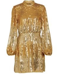 RIXO London - Sequin Embellished Dress - Lyst