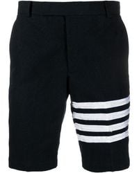 Thom Browne - 4-Bar Detail Chino Shorts - Lyst