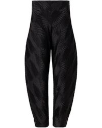 Rohe - Plissé Satin Tapered Pants - Lyst
