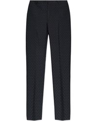 McQueen - Skull Motif Tailored Trousers - Lyst