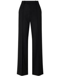Nili Lotan - Etoile Straight-Leg Twill Trousers - Lyst