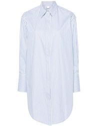 Victoria Beckham - Long-Sleeved Striped Shirt - Lyst