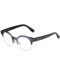 Jimmy Choo - Eyewear Round Frame Glasses - Lyst