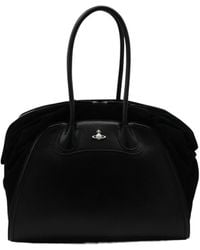 Vivienne Westwood - Logo Plaque Top Handle Bag - Lyst