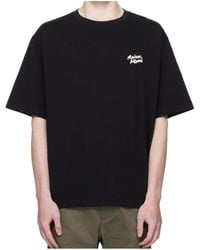 Maison Kitsuné - Maison Kitsuné Handwriting Oversized T-Shirt - Lyst