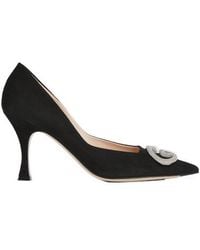 Gucci - Crystal Interlocking-G Pumps - Lyst