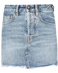 Marcelo Burlon - Vintage Denim Skirt - Lyst