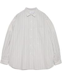 Nanamica - Striped Shirt - Lyst