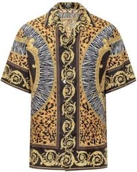 Versace - Short Sleeve Shirts - Lyst