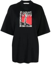 Palm Angels - Graphic Printed Crewneck T-Shirt - Lyst