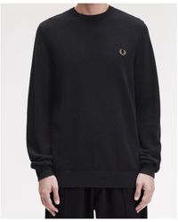 Fred Perry - Piqué-Stitched Top - Lyst