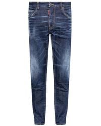 DSquared² - Dsquared Logo-Patch Cotton Jeans - Lyst