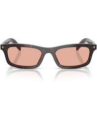Prada - Eyewear Rectangle Frame Sunglasses - Lyst