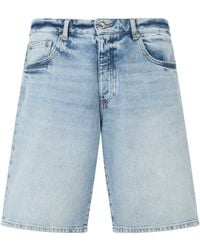 ICON DENIM - Bermuda Denim Shorts - Lyst