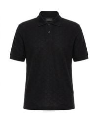 Gucci - Gg Technical Jersey Jacquard Polo Shirt - Lyst