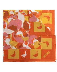 Moschino - Duck Print Scarf - Lyst