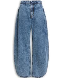 Alaïa - Alaïa Petal Denim Jeans - Lyst