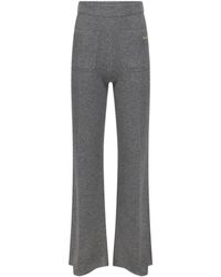 Victoria Beckham - Alina Knitted Trousers - Lyst