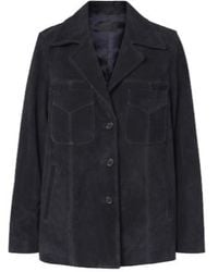 Nili Lotan - Dominic Suede Jacket - Lyst
