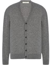 The Row - Long-Sleeve V-Neck Cardigan - Lyst