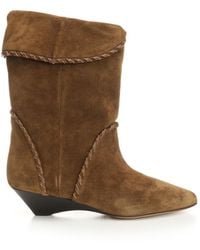 Isabel Marant - Edoa Soft Suede Boots - Lyst
