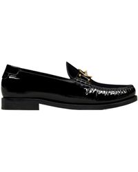 Saint Laurent - Le Loafer Penny Slippers - Lyst