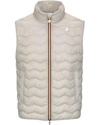 K-Way - Valen Quilted Warm Zipped Gilet - Lyst