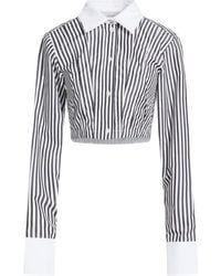 Sportmax - Striped Long Sleeve Shirt - Lyst