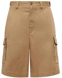 Moncler - Logo-Patch Cargo Shorts - Lyst