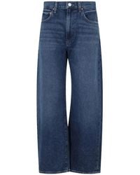 PAIGE - High-Rise Straight-Leg Jeans - Lyst
