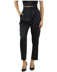 Elisabetta Franchi - Tapered Tailored Pants - Lyst