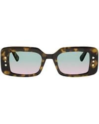 Dior - Eyewear Luckycharms S1I Shiny Rectangular Frame Sunglasses - Lyst