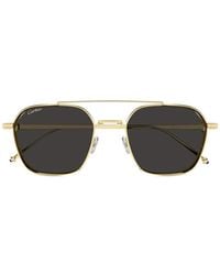 Cartier - Square Frame Sunglasses - Lyst
