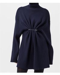 Balenciaga - Bal Pinch Mini Knitted Jumper Dress - Lyst