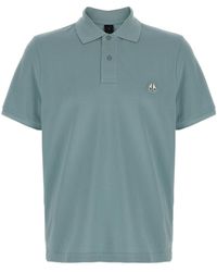 Moose Knuckles - Logo Plaque Short-Sleeve Polo Shirt - Lyst