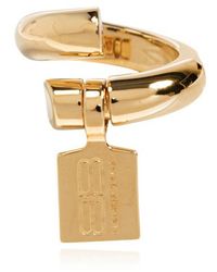 Balenciaga - Logo Engraved Ring - Lyst