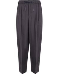 PT01 - Drawstring-Waist Trousers - Lyst