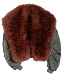 Gucci - Heavy Silk Duchesse Bomber Jacket - Lyst