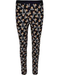 Moschino - Bear Printed Casual Pants - Lyst