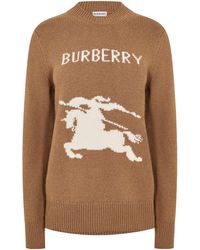 Burberry - Scarlett Crew Neck Jumper - Lyst